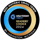 USA Today's 10 Best Readers Choice 2024, Best Historic Small Town #1 Ludington, Michigan